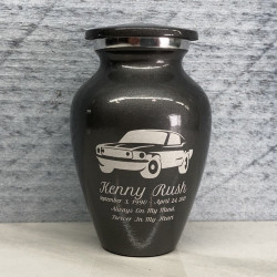 Customer Gallery - Muscle Car Keepsake Urn - Gunmetal Gray