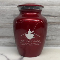Customer Gallery - Fisherman Boat Sharing Urn - Ruby Red