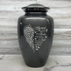 Customer Gallery - At Peace Cremation Urn - Gunmetal Gray