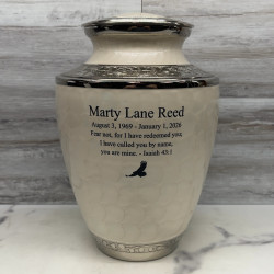 Customer Gallery - Radiant White Cremation Urn