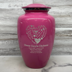 Customer Gallery - Nurse Cremation Urn - Rose Pink