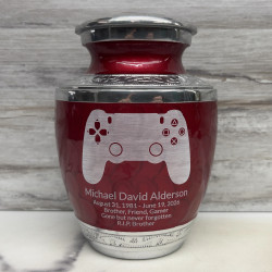Customer Gallery - Gaming Controller Sharing Urn - Rose Red