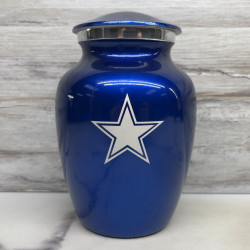 Customer Gallery - Dallas Star Sharing Urn - Midnight Blue