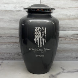 Customer Gallery - Patriotic Eagle Cremation Urn - Gunmetal Gray