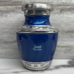 Customer Gallery - Royal Blue Keepsake Urn