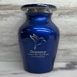 Customer Gallery - Hummingbird Keepsake Urn - Midnight Blue