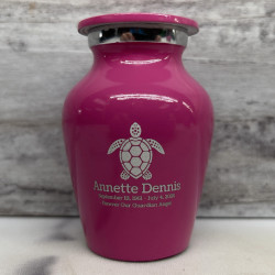 Customer Gallery - Sea Turtle Keepsake Urn - Rose Pink