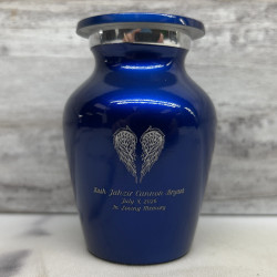 Customer Gallery - Angel Wings Keepsake Urn - Midnight Blue