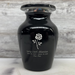 Customer Gallery - Rose Keepsake Urn - Jet Black