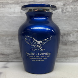Customer Gallery - Eagle Keepsake Urn - Midnight Blue