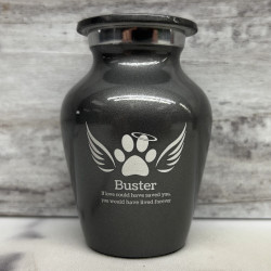 Customer Gallery - Keepsake Angel Wings Pet Cremation Urn - Gunmetal Gray