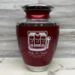 Customer Gallery - Slot Machine Cremation Urn - Rose Red