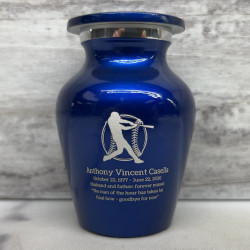 Customer Gallery - Baseball Keepsake Urn - Midnight Blue