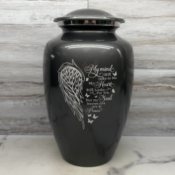 Customer Gallery - At Peace Cremation Urn - Gunmetal Gray