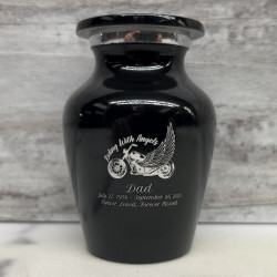 Customer Gallery - Riding with Angels Motorcycle Keepsake Urn - Jet Black