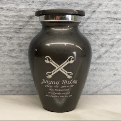 Customer Gallery - Mechanic Wrench Keepsake Urn - Gunmetal Gray