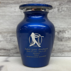 Customer Gallery - Baseball Keepsake Urn - Midnight Blue