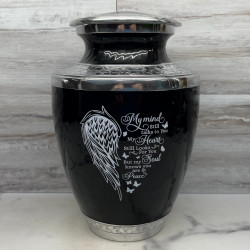 Customer Gallery - At Peace Cremation Urn - Ebony Black