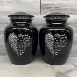 Customer Gallery - At Peace Sharing Urn - Jet Black