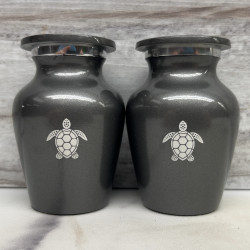 Customer Gallery - Sea Turtle Keepsake Urn - Gunmetal Gray