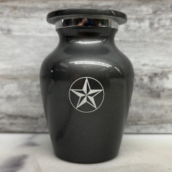 Customer Gallery - Texas Star Keepsake Urn - Gunmetal Gray