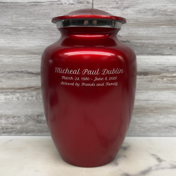 Customer Gallery - Ruby Red Large Cremation Urn