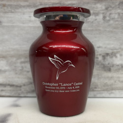 Customer Gallery - Hummingbird Keepsake Urn - Ruby Red