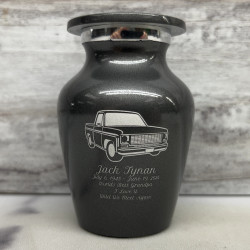 Customer Gallery - Truck II Keepsake Urn - Gunmetal Gray