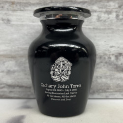 Customer Gallery - Mushrooms Hands Keepsake Urn - Jet Black