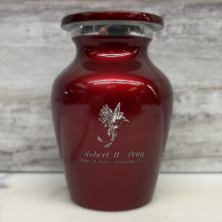 Customer Gallery - Natures Peace Hummingbird Keepsake Urn - Ruby Red