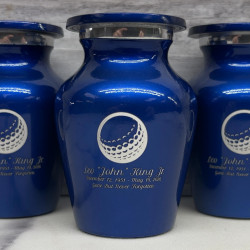 Customer Gallery - Golf Ball Keepsake Urn - Midnight Blue