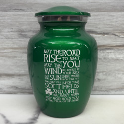 Customer Gallery - Irish Blessing Sharing Urn - Shamrock Green