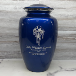 Customer Gallery - Melting Shrooms Cremation Urn - Midnight Blue