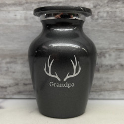 Customer Gallery - Antlers Keepsake Urn - Gunmetal Gray