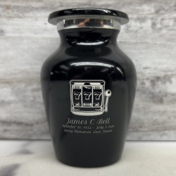 Customer Gallery - Slot Machine Keepsake Urn - Jet Black