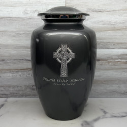 Customer Gallery - Celtic Cross Cremation Urn - Gunmetal Gray
