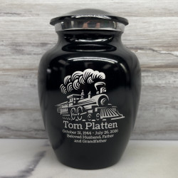 Customer Gallery - Train Sharing Urn - Jet Black