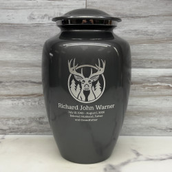 Customer Gallery - Deer Cremation Urn - Gunmetal Gray