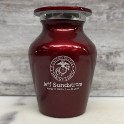 Customer Gallery - Marine Corps Keepsake Urn - Ruby Red