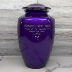 Customer Gallery - Purple Luster Cremation Urn