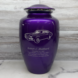 Customer Gallery - Muscle Car III Cremation Urn - Purple Luster