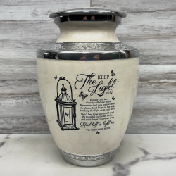 Customer Gallery - Keep the Light On Cremation Urn - Radiant White