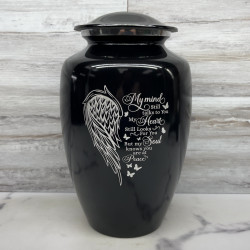 Customer Gallery - At Peace Cremation Urn - Jet Black