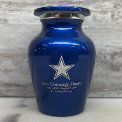 Customer Gallery - Dallas Star Keepsake Urn - Midnight Blue