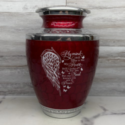 Customer Gallery - At Peace Cremation Urn - Rose Red
