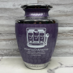 Customer Gallery - Slot Machine Cremation Urn - Regal Purple