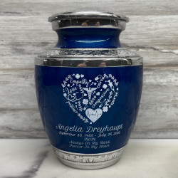 Customer Gallery - Nurse Sharing Urn - Royal Blue