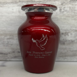 Customer Gallery - Peace Dove Keepsake Urn - Ruby Red