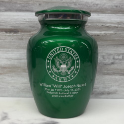 Customer Gallery - Army Sharing Urn - Shamrock Green
