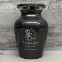 Customer Gallery - Dragon Keepsake Urn - Gunmetal Gray